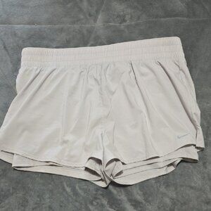 Nike Women's Athletic Shorts - Light Gray